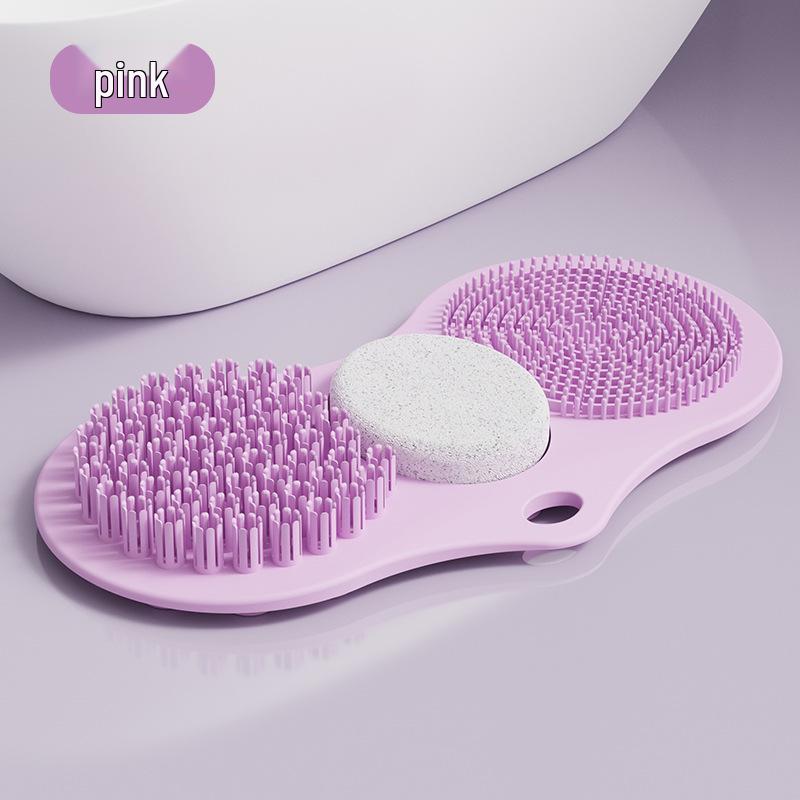 Cross-border Hot Selling Foot Scraper Back Lazy Person Scrubber Shower Suction Cup Wiper Bath Massage Device