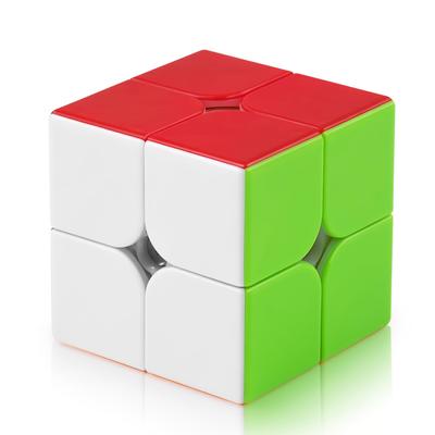 XMD Magic Cube Magnet Magic Cube 3D Puzzle Stickerless Christmas Holiday Toy [Built-in Magnet] Children's Gift, Present, Gift, Children's (Magnet 2x2)