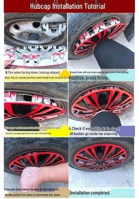 Compatible 17-Inch Modern Car Wheel Cover Protector