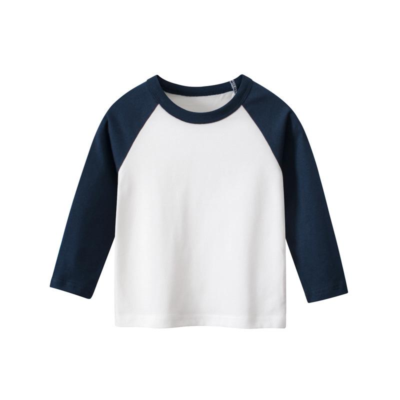 Jungen Langarm Tops Tees Shirts Baumwolle Casual T-Shirts für Kinder Kinder