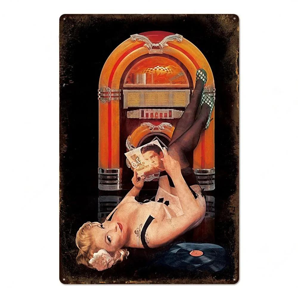 Metalowe Plakaty Vintage Metalowe Znaki Dekoracja Tabliczka Metalowa Vintage Blaszany Znak do Baru Garażu Jaskiń Mężczyzn w Pokojach Rodzinnych Dekorowanie Pla