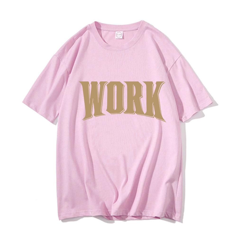 Ateez Work Tshirt 2026 Album Funny Unisexunisex Tees Clothing Harajuku Tshirt Unisex Vintage Cotton Tops Hip Hop Short Sleeve