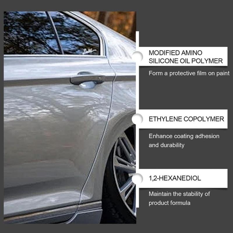 Advanced Car Paint Protection Kit Ceramic Coating Liquid With SiO2 Formula To Enhancing Gloss And Prevent Scratches