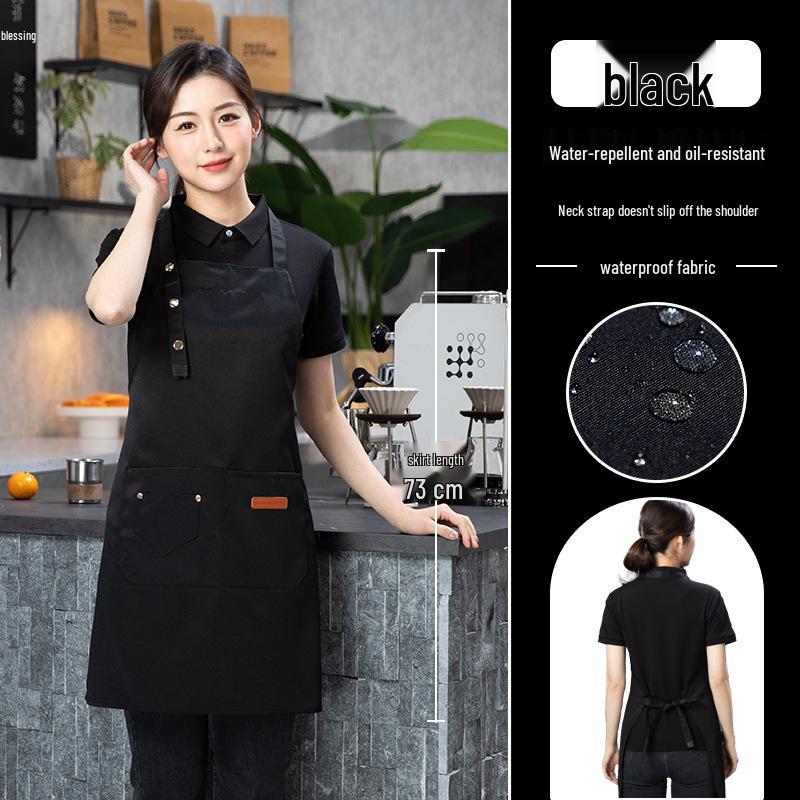 Waterproof & Oil-Proof Logo Apron - Stain-Resistant, High-Aesthetic Value, Perfect for Household Use