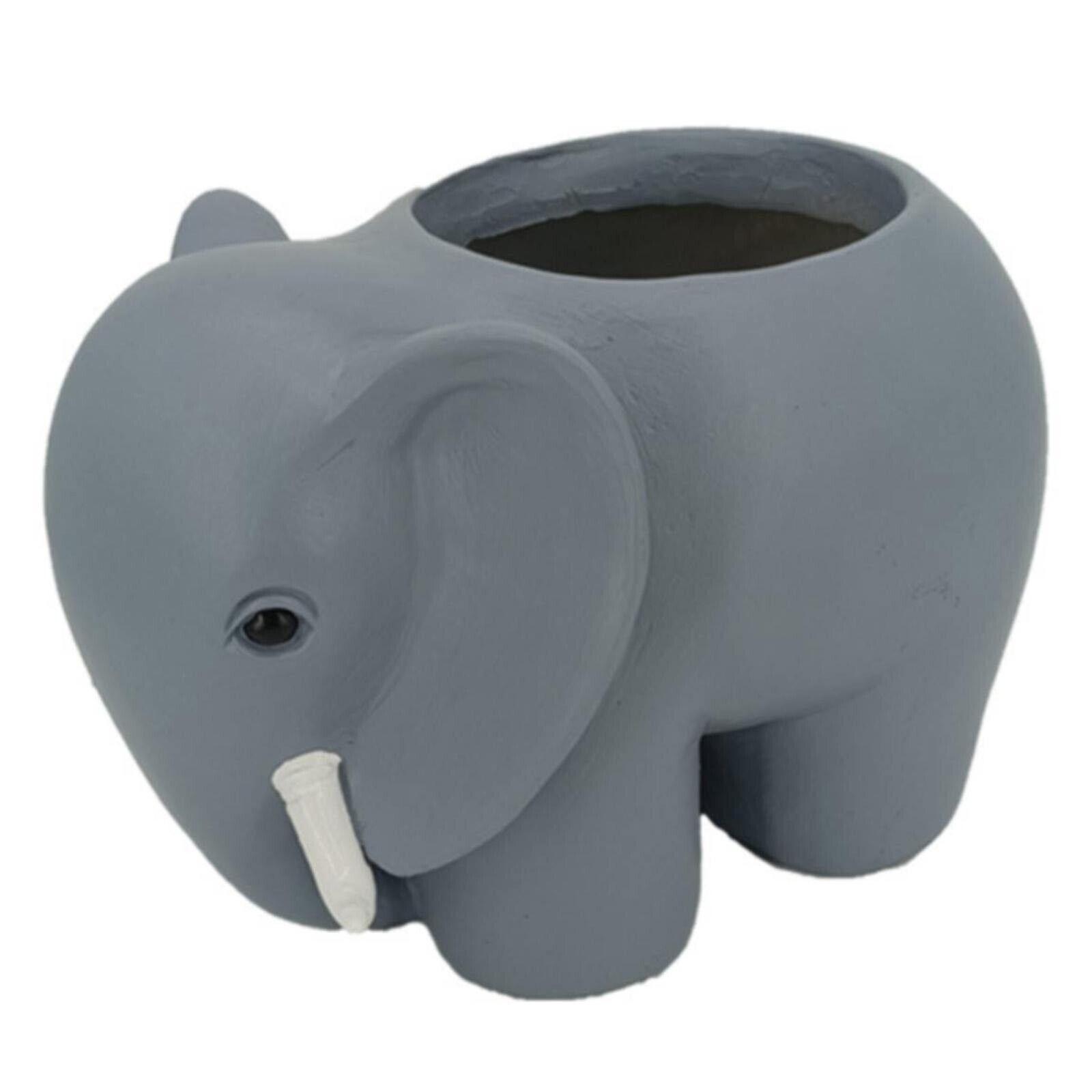 

Цветочные горшки со слонами, сочные цветочные горшки, цветочные горшки с животными, патио, уличное украшение интерьера с дренажными отверстиями One Size