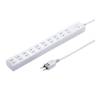 Strom 10 Steckdosen Blitzschutz Zentralisiert Rückseitig Staubschutz Schwenkstecker TAP-SP217-1 Leiste, (2P), 1m, Schutz, Schalter, Magnet, Verschluss,