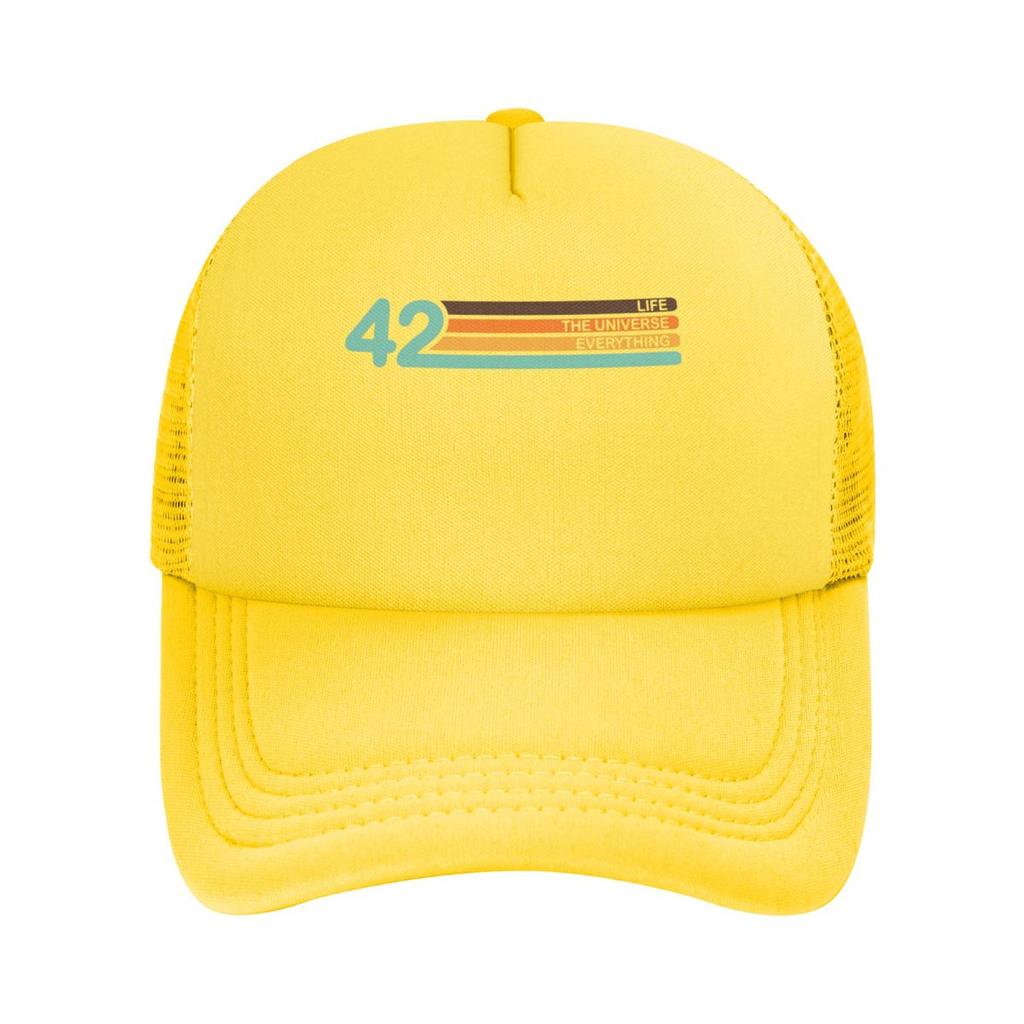 Baseball Caps 42 Life The Universe And Everything Funny Mesh Hats Outdoor Summer Unisex Hats
