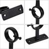 Supporti per Bastoni per Tende da Parete Robusti Resistenti alla Ruggine per Bastoni per Tende del Soggiorno Camera da Letto