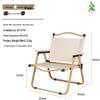 Jimei Outdoor Portable Aluminum Folding Chair