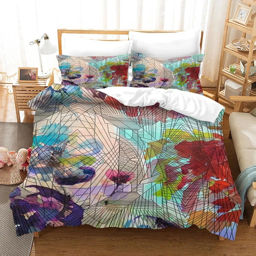 Statue of Liberty Bedding Set Modern Art Duvet Cover King/Queen Size Teens Adults Creative Fashion Pop Polyester Quilt Cover