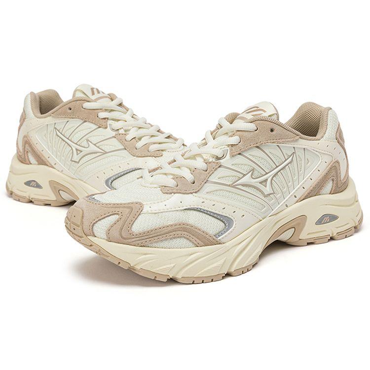 Mizuno Fiyi 2K Fabric Leather Non-Slip Wear-Resistant Low-Top Running Shoes Unisex sneaker Off-White D1GH223706