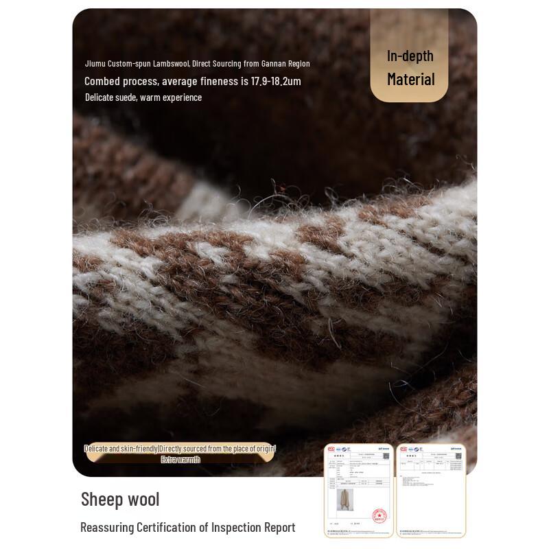 JIUMU Luxury Wool Blanket
