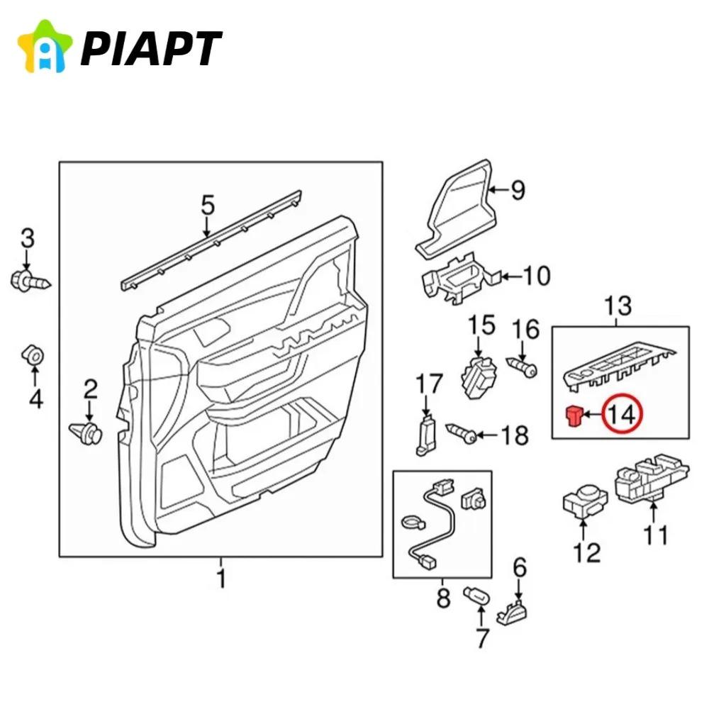50pcs Clips for Honda 90666-SDA-A01, Compatible with Accord, Civic, CR-V, Odyssey.