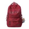 Schoolbag Burden Reduction Ridge Protection Boys and Girls Lightweight Large Capacity Backpack 1011 Autumn and Winter New Student School Bag Casual 