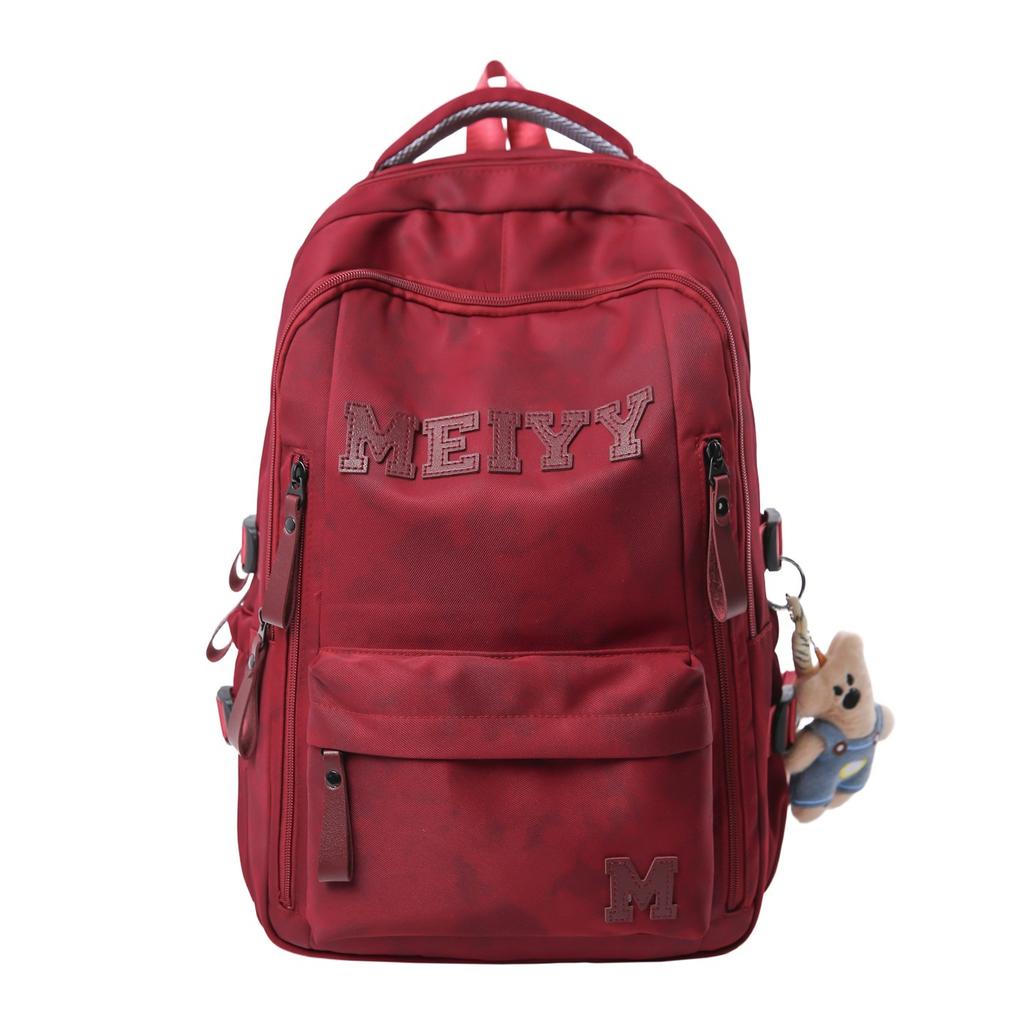 Schoolbag Burden Reduction Ridge Protection Boys and Girls Lightweight Large Capacity Backpack 1011 Autumn and Winter New Student School Bag Casual