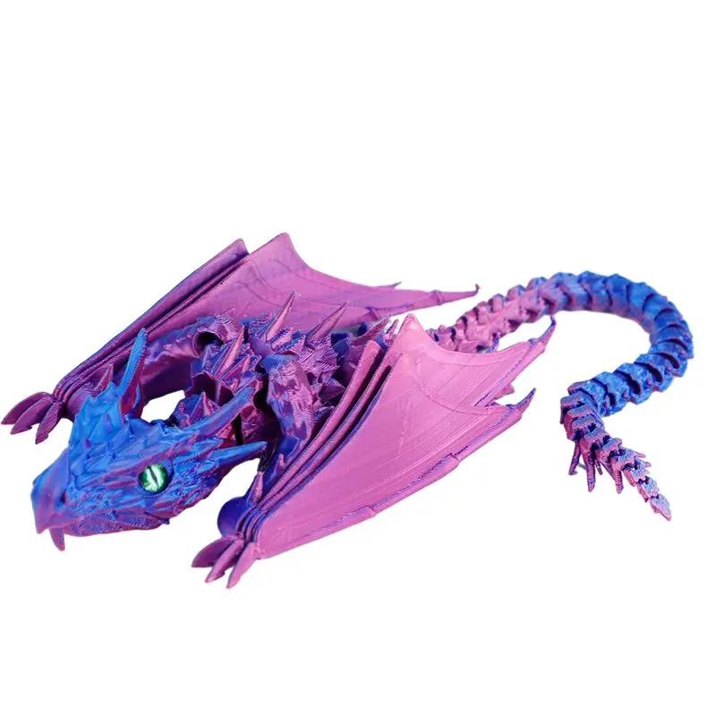 3D Printing Fire-breathing Dragon Feather Flying Dragon Joints Advanced Model Eco-friendly Material Suppleness Simulation Model
