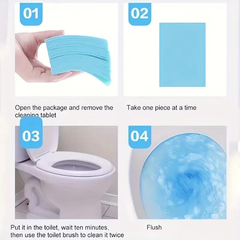 30/90/150pcs Deodorize Toilet Cleaning Tablets Powerful -Purpose Cleaner For Bright Floors And Toilets Eliminate Odors Scale