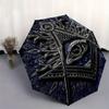 Masonic Eye Symbol  Umbrella, Portable 3-Fold Umbrella for Men & Women,Christmas Gift ES228