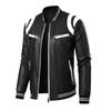 Autumn stand-up collar new men's leather jacket casual jacket fashionable and thin American men's clothing top coat
