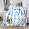 Merry Bluey Christmas! Blanket Comfortable Suitable for Sofa Office Chair Office All-Season Use Warmthful Decor