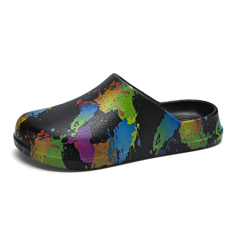 Značka Eva Pantofle Gumové Polobotky Pro Muže Ženy Nepromokavé Zahradní Crocsy Uzavřená Špička Kuchařské Boty Pracovní Boty do Restaurace Kuchyně