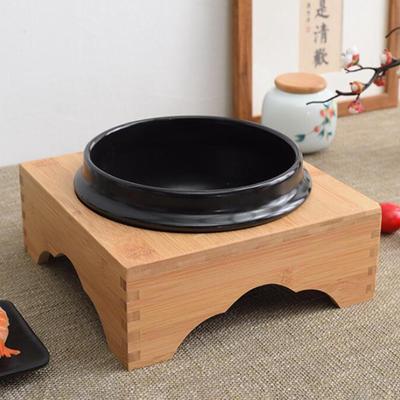 Wooden Table Stone Mat Tray, Anti Cushions Trivet for Pot Dishes Kitchen