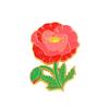 Unique Flower Shaped Brooches In Bright Colors Of Sweet Pea Poppy Marigold Rose And Carnation For Stylish Personal Accessories