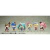 Emu Toys Hatsune Miku Piapro Characters Trading Mini Figure Series KAITO and Megurine Luka, each approximately 100mm tall, non-scale PVC and ABS paint
