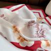 Women 70*70cm Square Silk Scarf Luxury Fashion Kerchief Soft Hairband Neckerchief Headband Foulard Ribbon Tie Bag Bandanna