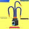 Adjustable Magnetic Base Air Nozzle with Universal Gooseneck Tube