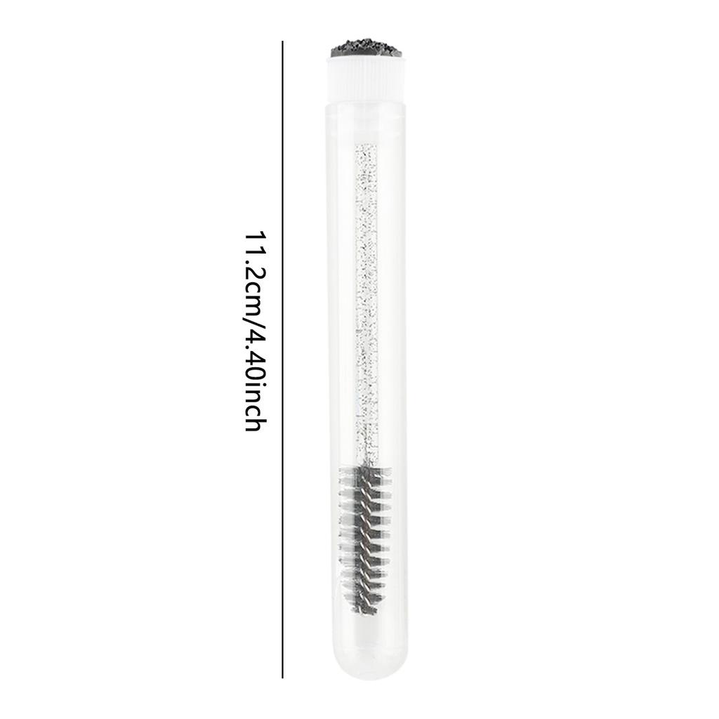 10pcs Eyelash Brush With Dust-proof Tube Container Reusable Crystal Disposable Lash Mascara Wand Makeup Applicator For Eyelash