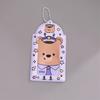 Cute Animal Photocard Holder K-Pop Idol Photo Card Sleeves With Keychain Id Badge Holder Card Protector Anime Game Peripheral Set