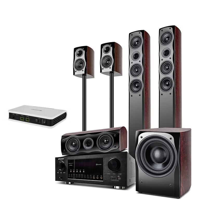 SANSUI F8 5.1 Wireless Home Theater KTV Audio System CN Plug (adapter Included)