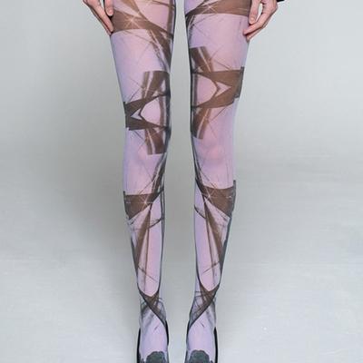 Romantic Tiger Crack Tights