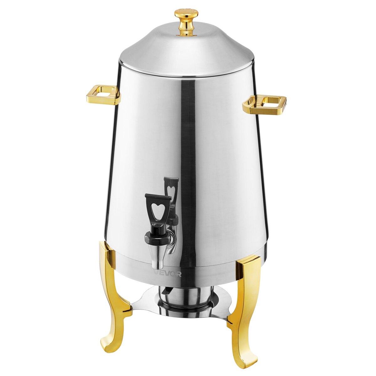 Distributeur d'eau chaude pour thé et boissons froides en acier inoxydable 13L