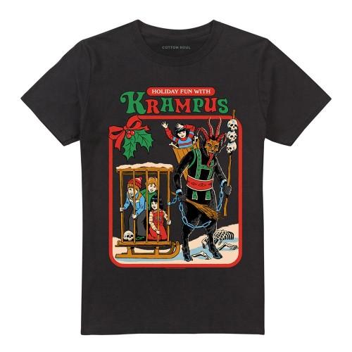 Steven Rhodes Unisex Adult Fun With Krampus T-Shirt