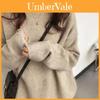 Sweater Women Loose Fit Knit Basic Soft Warm Fall Winter For Casual Lifestyle