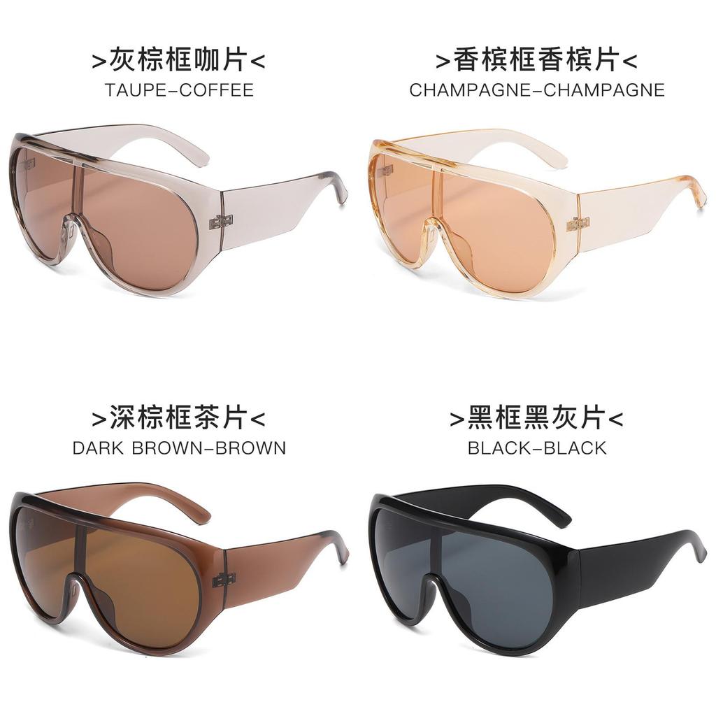 Large Frame Cycling Sunglasses With Pc Lenses For Men And Women Sun Protection