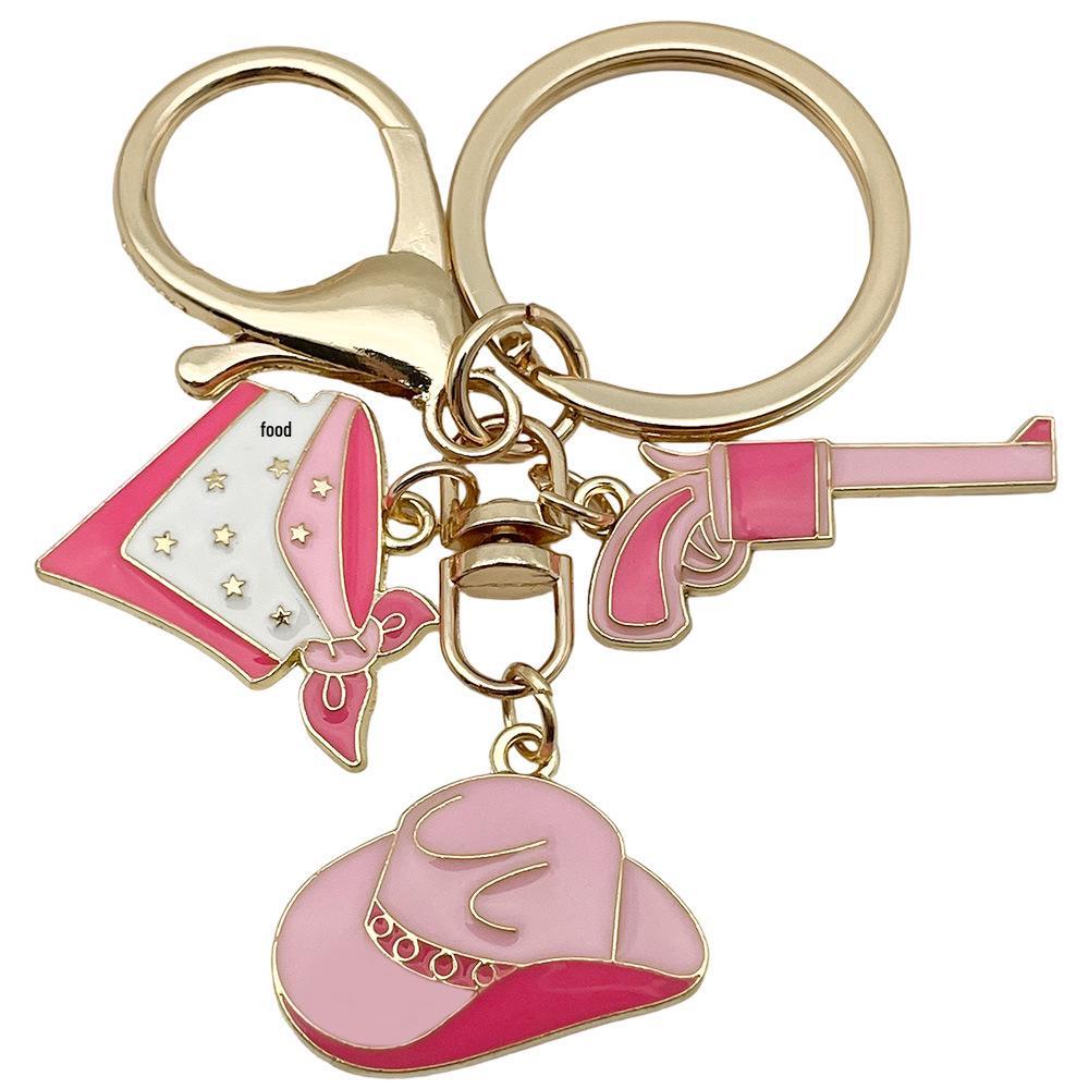 Retro Alloy Denim Boots Keychains & Charms: Unique Women's Accessories