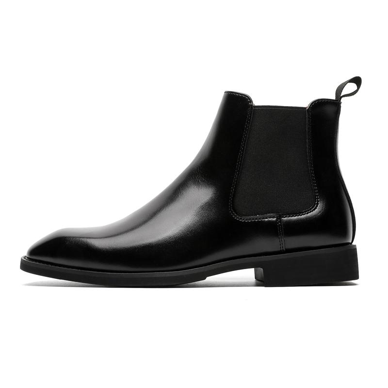 Fashion Leather Chelsea Ankle Boots Casual Shoes for Men Fashion Dress Tenis De Hombre Moccasins Tenis Caballero Designer Sneakers