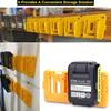 Battery Holder Storage Rack for Dewalt 20V 60V Battery Dock Holder Fit Wall Mount Battery Dock Warehouse Factory Truck Toolbox