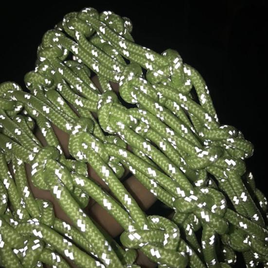 Basketball Net Glow in the Dark Wear-resistant Nylon Heavy Duty Basketball Net Replacement for Outdoor