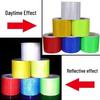 Fluoreszierendes reflektierendes Sicherheitsband: 5CM, 10CM, 15CM Breiten für Nachtverkehr, Kollisionswarnung