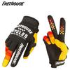 2024 Touch Screen New Red Black Men's and Women's Full Finger Thin Bicycle Mountain Cross-Country Outdoor Sports Riding Gloves
