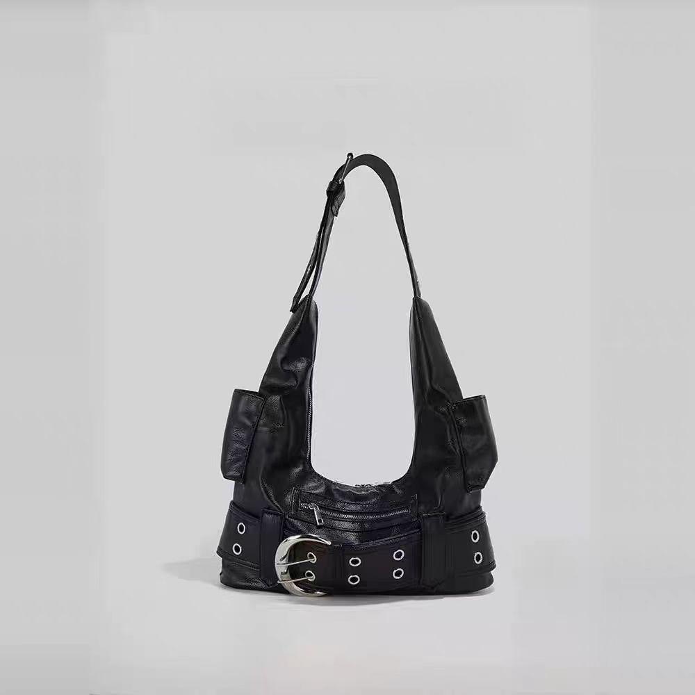 2024 Women's High-Quality Y2K Biker Crossbody Bag - Large Capacity Niche Design