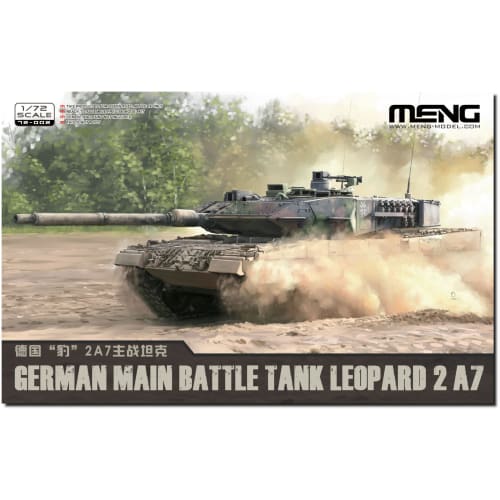 

Meng Model 1/72 German Main Battle Tank Leopard II A7 Plastic Model M72-002