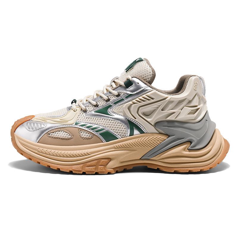 2026 autumn and winter sports shoes mecha mesh breathable casual men's shoes dad shoes Darth Vader sports outdoor shoes