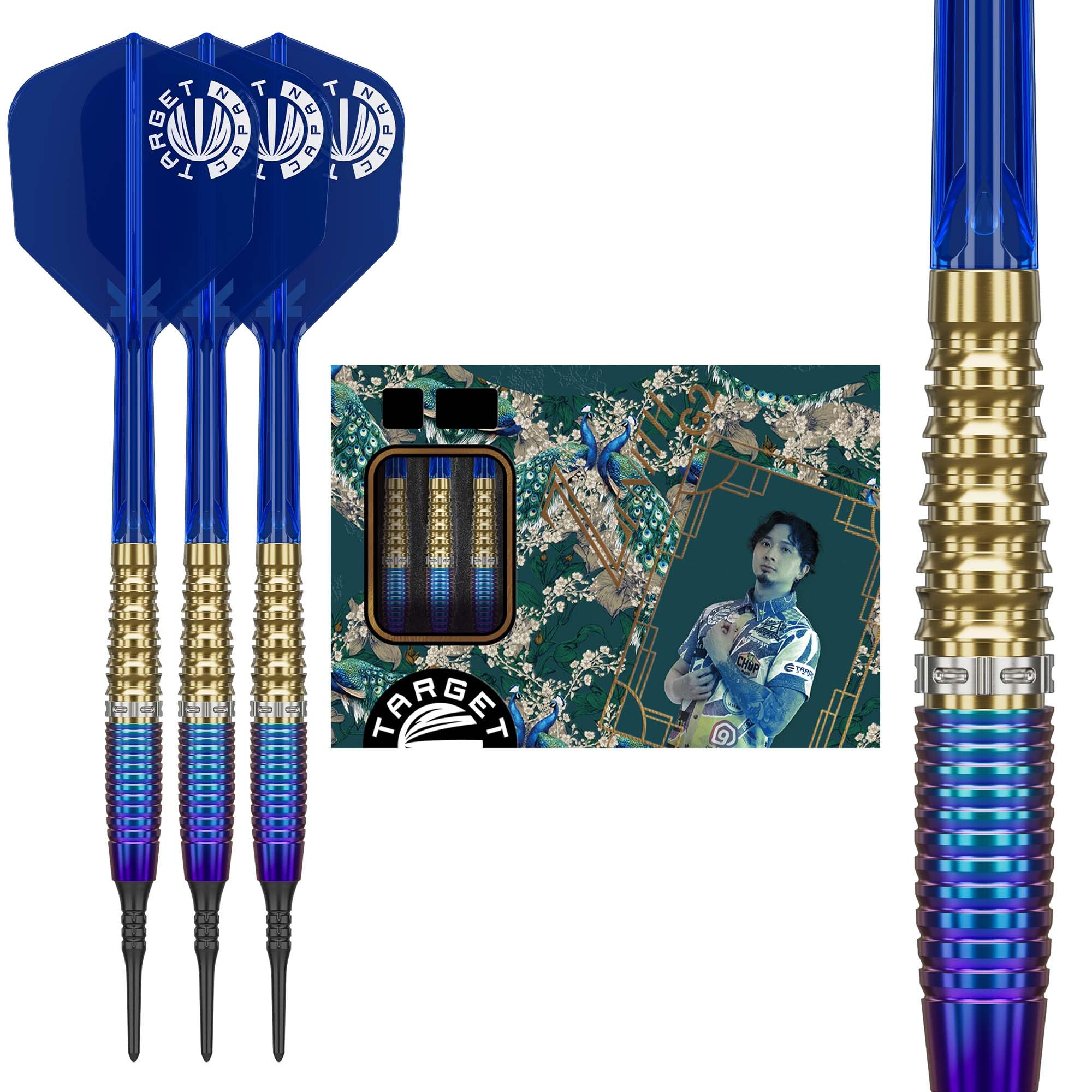

Цель Япония PRIME SERIES ZENITH GEN2 Chen Horton Player 90% Вольфрам K-Flex 2BA Мягкий наконечник Набор дротиков 20.0 г 2BA МЯГКИЙ НАКОНЕЧНИК ДРОТИКИ K-Flex Форма №6 Оперения