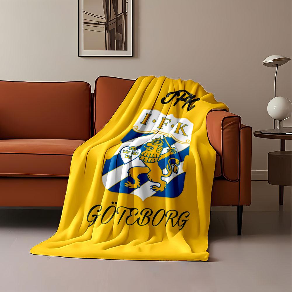 IFK Göteborg Emblem Blanket print blanket soft and cozy perfect for the living room bed sofa or a nap,gift