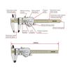 Digital Caliper 0-150 mm/6" Stainless Steel Digital Caliper Vernier Caliper Gauge Micrometer Electronic